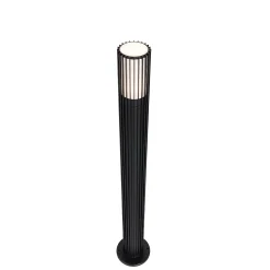 Borne d'extérieur design noire 80 cm IP44 - Boris