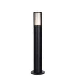 Borne d'extérieur design noire 50 cm IP44 - Boris