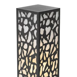 Borne d'extérieur moderne noire 40 cm IP44 - Nicole