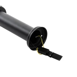 Borne d'extérieur moderne noire 50 cm - Elly