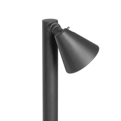 Borne d'extérieur moderne noire 100 cm IP44 orientable - Ciara