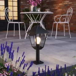 Borne Docker taille S E27 25W IP44 GoodHome noir