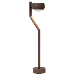 Borne extérieur ESTAL en aluminium avec LED intégré - Rouille - Lucide