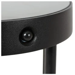 Borne extérieur JACKSON en aluminium avec LED intégré - Noir - Lucide