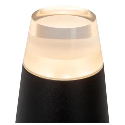 Borne extérieur OPUS en aluminium avec LED intégré - Noir - Lucide