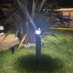 Borne extérieur solaire Orion Lumihome IP44 70/150lm l.7,6 x H.50 x P.9,8 cm