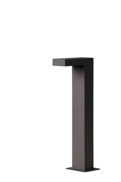 Borne extérieur TEXAS en aluminium avec LED intégré - Anthracite - Lucide