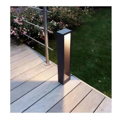 Borne extérieure Ravel Indigo - 10W - 4000K - 570Lm - IP65 - Anthracite