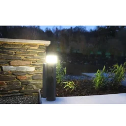 Borne LED extérieure AVI Indigo - 3W - 4000K - 190Lm - IP44 - Anthracite