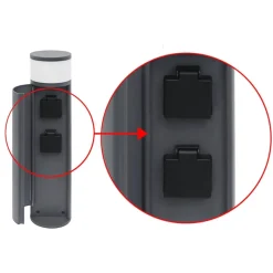 Borne LED extérieure AVI Indigo - 3W - 4000K - 190Lm - IP44 - Anthracite