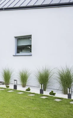 Borne LED Riforano noir IP44 550lm Eglo