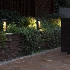 Borne lumineuse BENS P Indigo - 6W - 3000K - IP54 - Anthracite