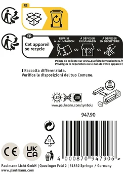 Borne lumineuse LED Capea Grand IP44 650mm 3000K 11,5W 1050lm 230V 108 Anthracite Alu moulé sous pression