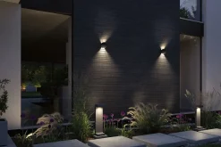 Borne lumineuse LED Concrea IP65 616mm 3000K 6,8W 200lm 230V Grès noir Béton