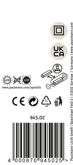Borne lumineuse LED Concrea IP65 616mm 3000K 6,8W 200lm 230V Grès noir Béton