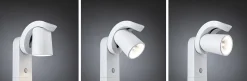 Borne lumineuse LED Cuff Détecteur de mouvement crépusculaire (IR) IP44 782mm 3000K 10W 700lm 230V 70 Blanc Aluminium
