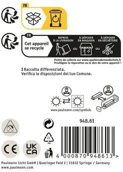 Borne lumineuse LED Juntea IP44 585mm 3000K 2x12,5W 2x800lm 230V Anthracite Aluminium