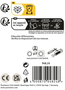 Borne lumineuse LED Kimu IP44 cylindrique 822mm 3000K 2x8W 2x500lm 230V 70 Anthracite Aluminium