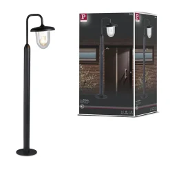 Borne lumineuse Vintario résistant à l'eau de mer IP44 rond 1135mm max. 20W 230V Anthracite E27 Aluminium