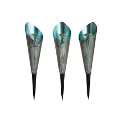 BORNE SOLAIRE DESIGN METAL ET VERRE X3 EZSOLAR - GL1030EZ