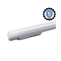 Boîtier étanche LED 1510mm - 48W - 4000K - IP65 - IK08 - Traversant