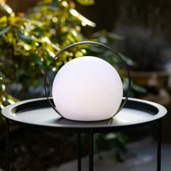 Boule LED Asta avec métal 20 cm