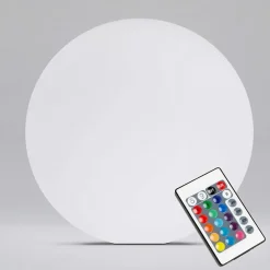 Boule LED rechargeable multicolore 50cm Oviala