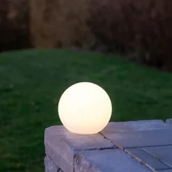 Boule lumineuse LED Mia blanche 25 cm