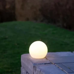 Boule lumineuse LED Mia blanche 20 cm