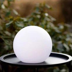 Boule lumineuse LED Mia blanche 30 cm