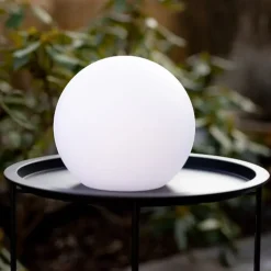 Boule lumineuse LED Mia blanche 30 cm