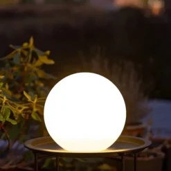 Boule lumineuse LED Mia blanche 30 cm