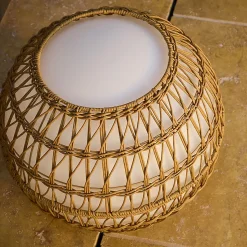 Boule lumineuse sans fil DRESS ME Marron Polyéthylène D40CM