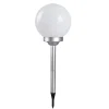 Boule lumineuse solaire pour jardin, lampe LED de jardin, borne solaire éclairage solaire d'extérieur -Diamètre 20 x Hauteur 53 cm
