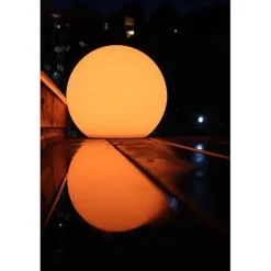 Boule solaire AUCUNE Luna Medium 28 cm 75 lumens 16 couleurs télécommande