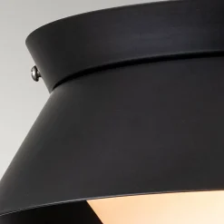 Bowtie Plafonnier à 2 Lmumières - Noir Mat