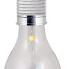 BULB LIGHT: lampe solaire 4 mini LED. Forme ampoule