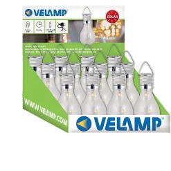 BULB LIGHT: lampe solaire 4 mini LED. Forme ampoule