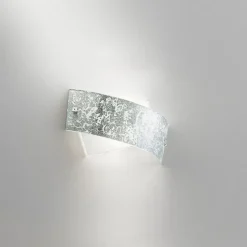 Camilla - Applique argentée 2XE14 max 2X28W IP20 - Applique murale LED 34x20cm