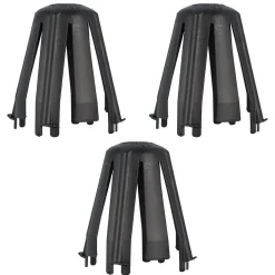 Capot de protection pour spot encastrés SpotClip-II HellermannTyton noir vendu par 3 pièces