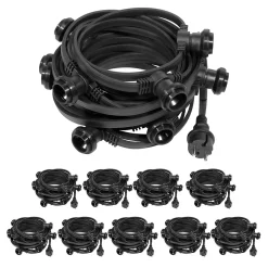 Câble Guirlande Guinguette 100M 100 Douilles