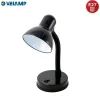 CHARLESTON: Lampe de bureau avec culot E27, noir