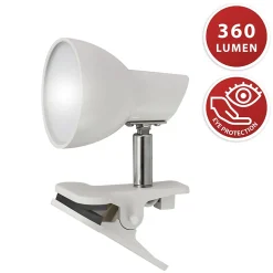 CHARLY: spot 24 LED avec clip, blanc, 360Lm 5W