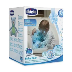 CHICCO Ourson Projecteur Baby Bear Bleu First Dreams