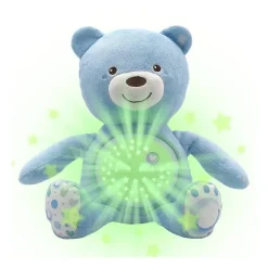 CHICCO Ourson Projecteur Baby Bear Bleu First Dreams