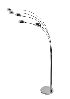 Éclairage au sol LED intégrée variable Coolah 2600lm 3 8W IP20 GoodHome argent