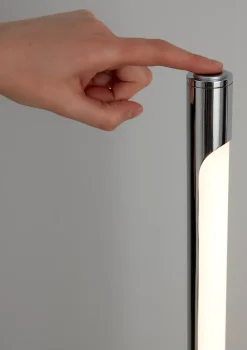 Éclairage au sol LED intégréevariable Eucrite1900lm 26W IP20 GoodHome argent