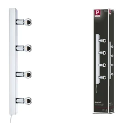 Éclairage de miroir Regula II E14 230V max. 4x40W gradable Chrome