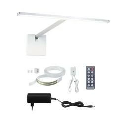 Éclairage de tableau LED Xana 2700K 420lm 230/24V 5,5W gradable Alu brossé
