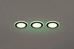 Éclairage encastré Led 4W, 350lm, 3000K, Noir mat - Trio - ARGUS